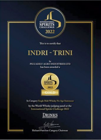 Indri-Trini- International Spirit Challenge Award 2022
