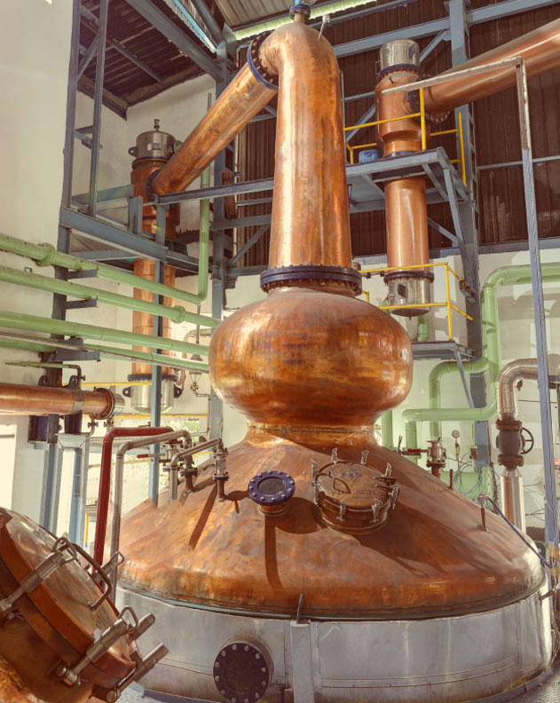 Indri Single Malt Whisky Processing
